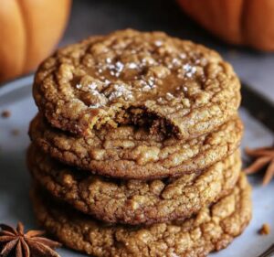 Chewy Brown Butter Maple Pumpkin Cookies Recipe