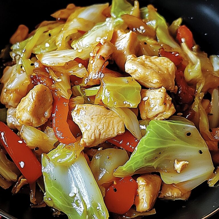 Chinese Chicken Cabbage Stir-Fry Recipe