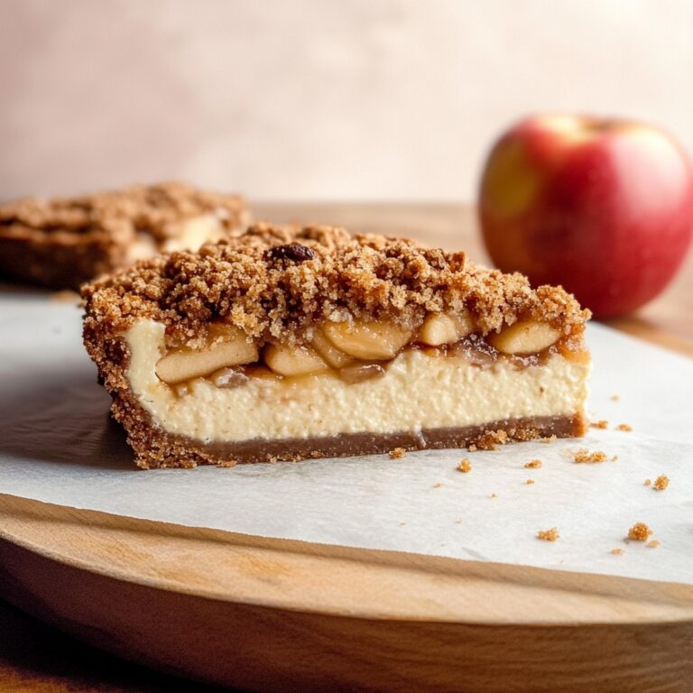 Irresistible Apple Crumble Cheesecake Recipe