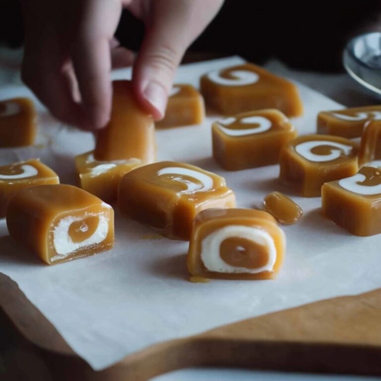 Vanilla Cream Filled Caramels Recipe