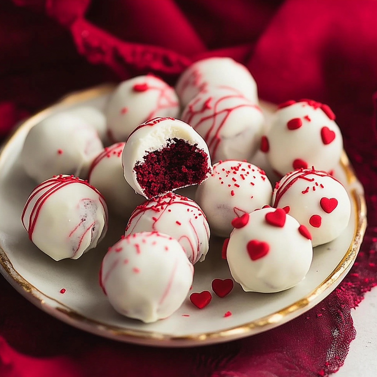 Smooth Red Velvet Cake Balls Recipe