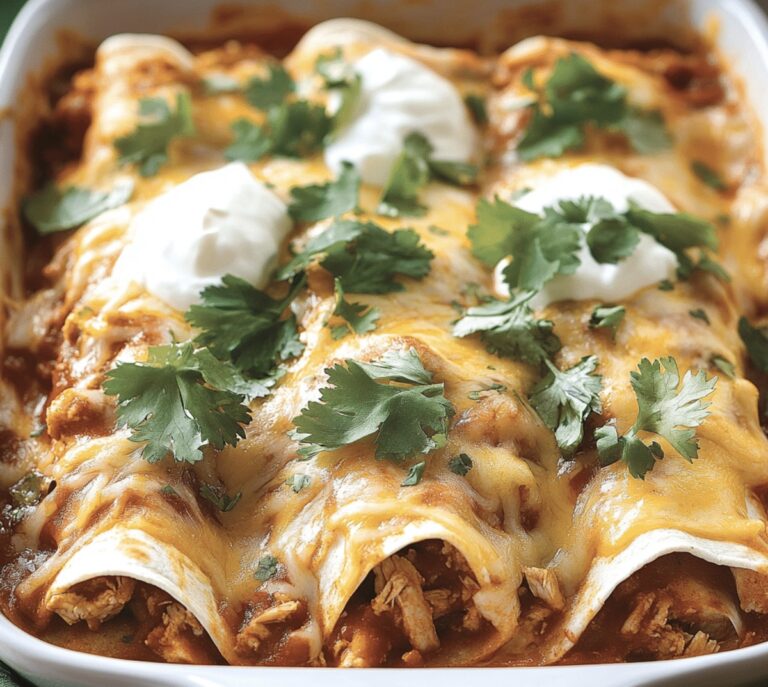 Cheesy Chicken Enchiladas Recipe
