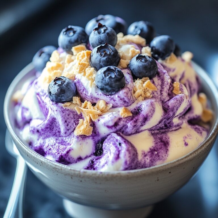 Dreamy Blueberry And Vanilla Cheesecake Fluff Recipe