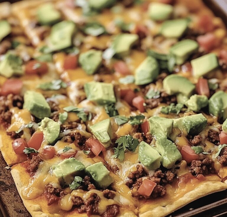 Sheet Pan Taco Pizza Recipe