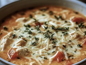 Velvety Chicken Parmesan Soup Recipe