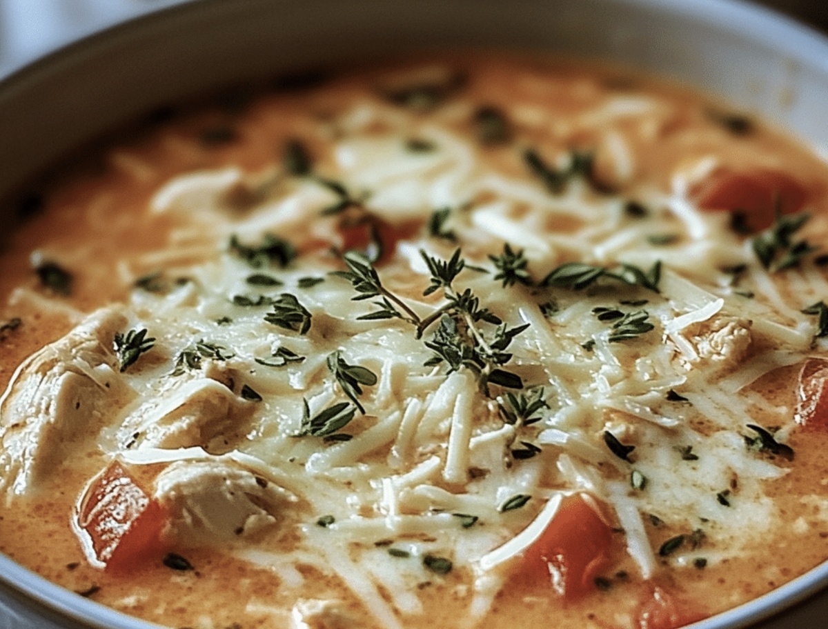 Velvety Chicken Parmesan Soup Recipe