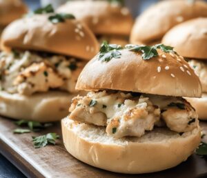 Crispy Garlic Parmesan Chicken Sliders On Hawaiian Rolls Recipe