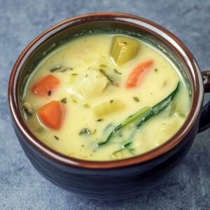 Silky Cream Of Vegetable Soup Recipe