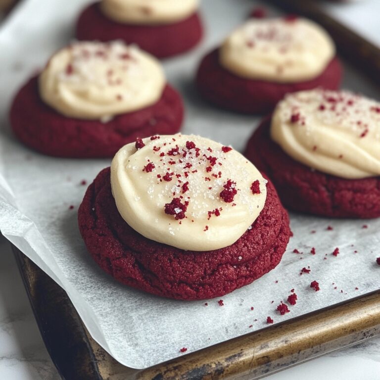 Decadent Crumbl Copycat Red Velvet Cookies Recipe