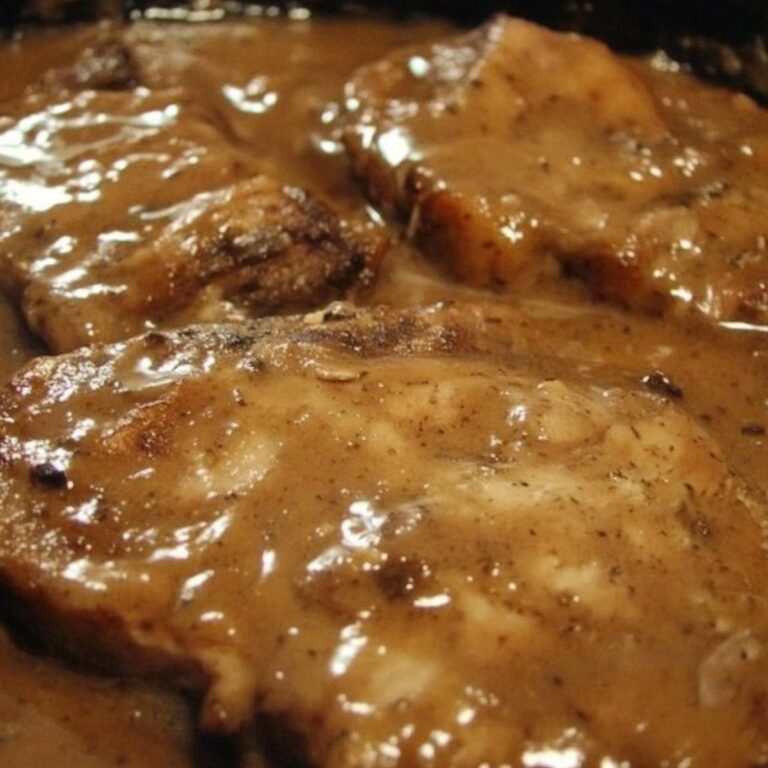 Crock Pot Smothered Pork Chops Recipe