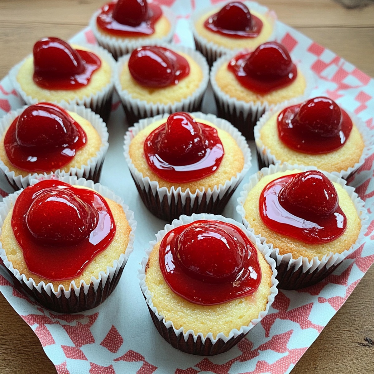 Cherry Cheesecake Cupcakes Recipe