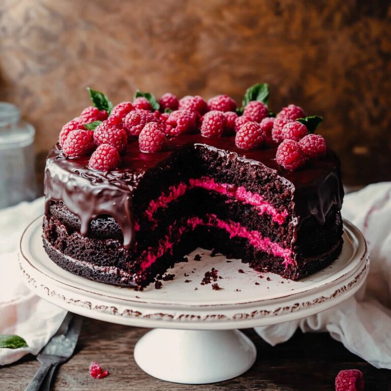 Rich Chocolate Raspberry Cake Recipe