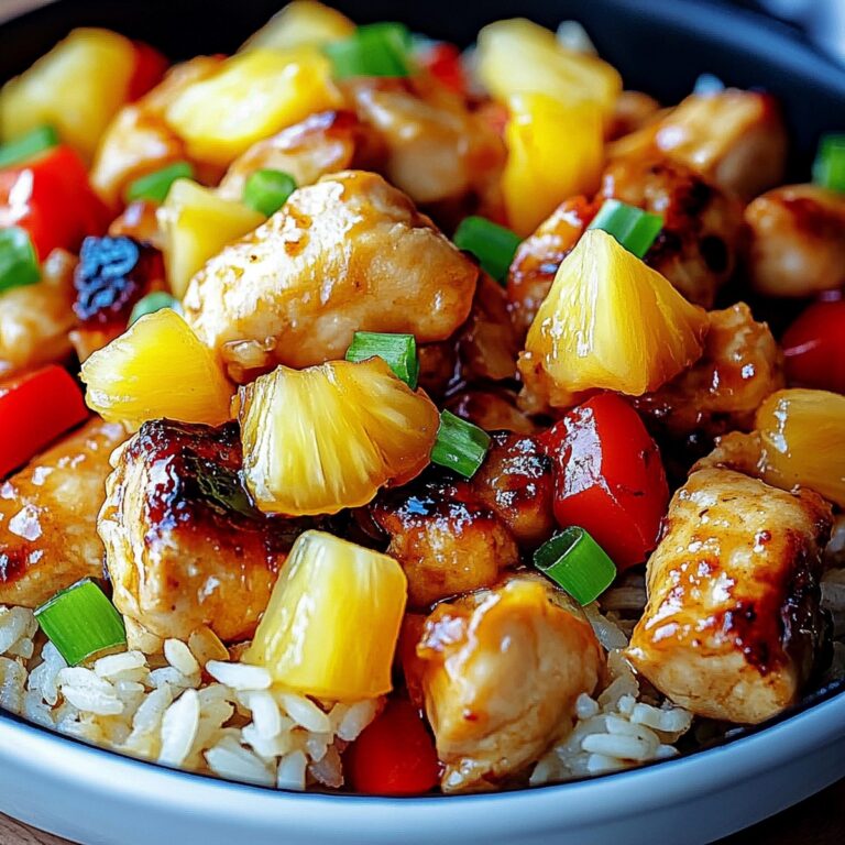 Tropical Pineapple Chicken And Rice Recipe