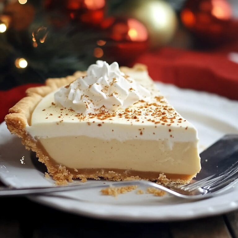 No-Bake Eggnog Pie Recipe