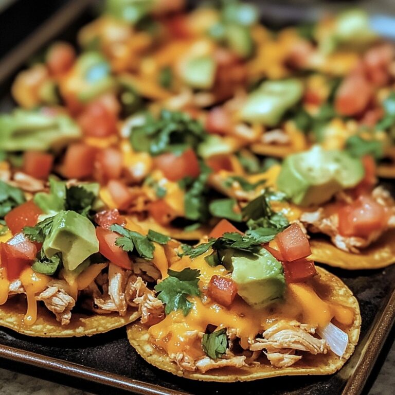 Easy Chicken Tostadas Recipe