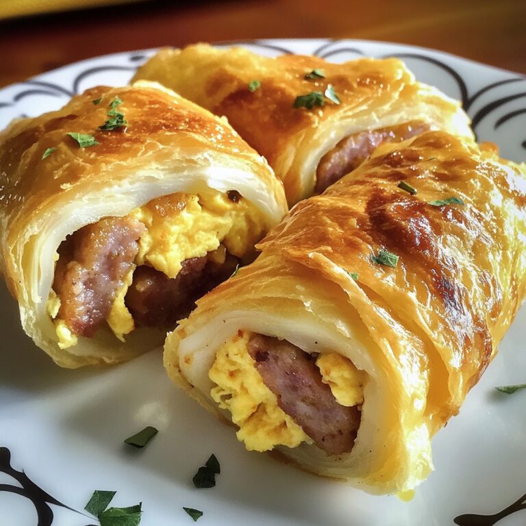 Sausage, Egg Breakfast Roll-Ups Recipe