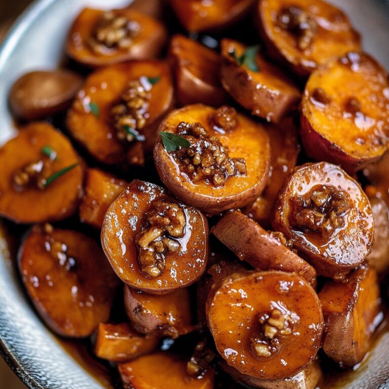 Golden Cinnamon Maple Roasted Sweet Potatoes Recipe