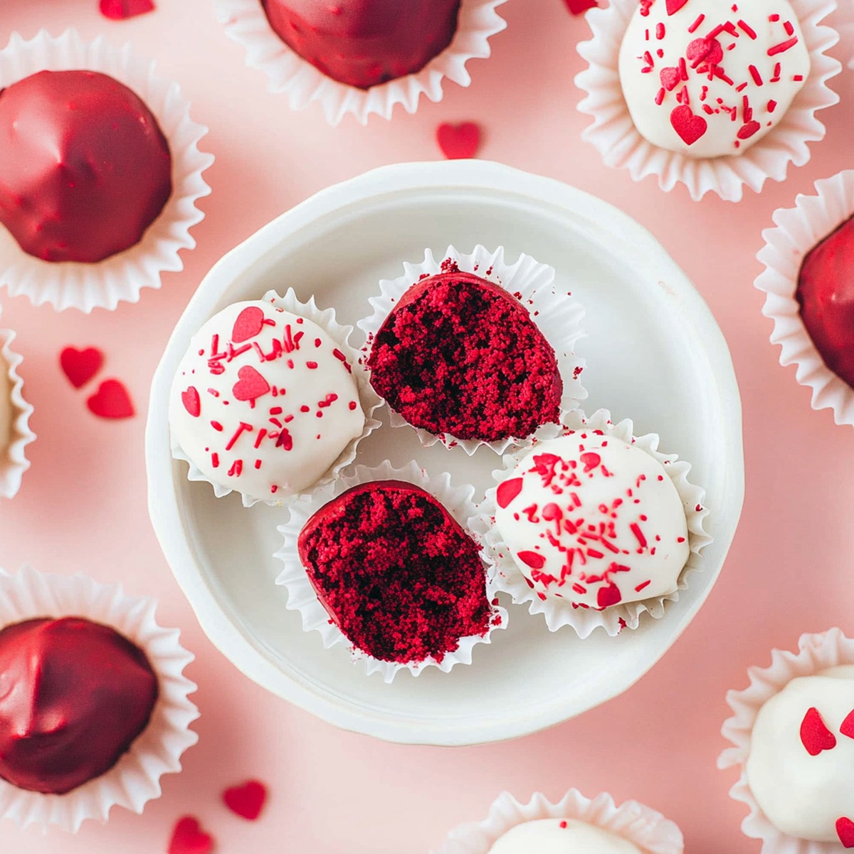 Velvety Red Velvet Truffles Recipe