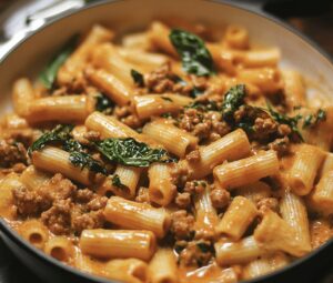Creamy Sausage Rigatoni Recipe