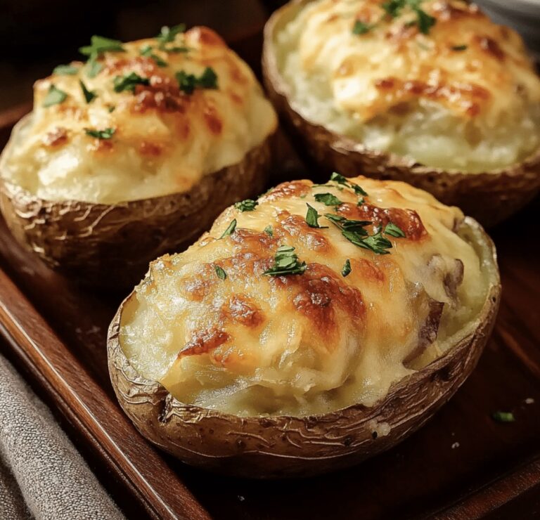 Gourmet French Onion Stuffed Potatoes Recipe