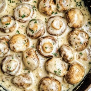 Crispy Garlic Parmesan Mushrooms Recipe