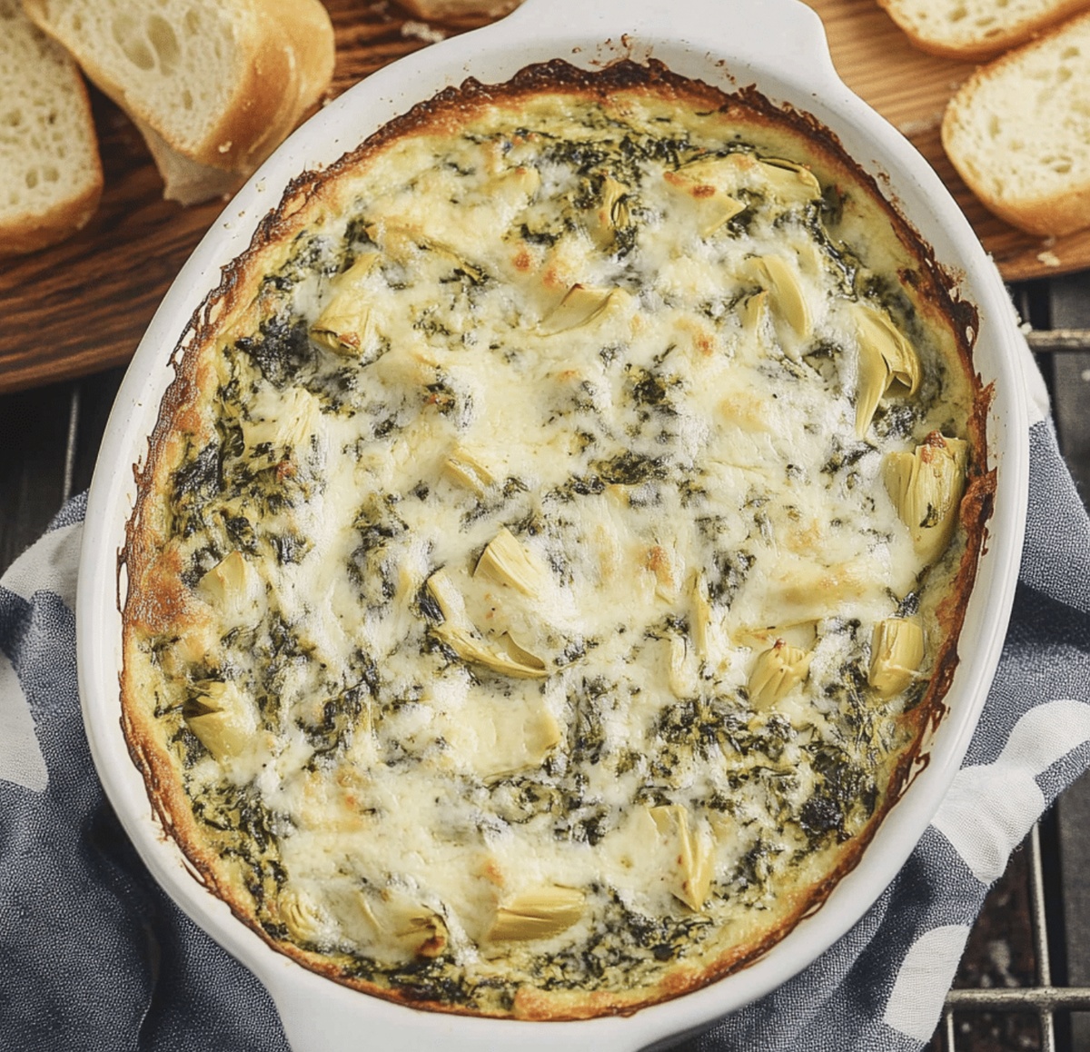 Creamy Spinach Artichoke Dip Recipe