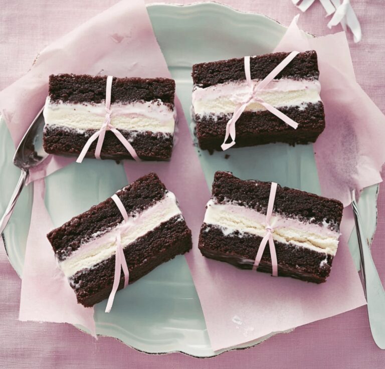 Gooey Brownie Ice Cream Sandwiches Recipe