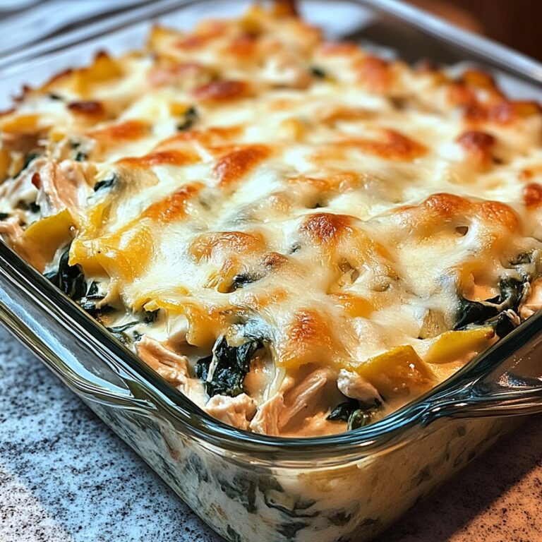 Hearty Chicken Tortilla Spinach Casserole Recipe