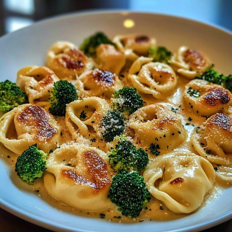 Cheesy Garlic Parmesan Chicken Tortellini Recipe