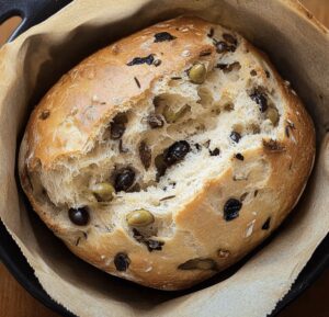 Rustic Olive Bread Recipe