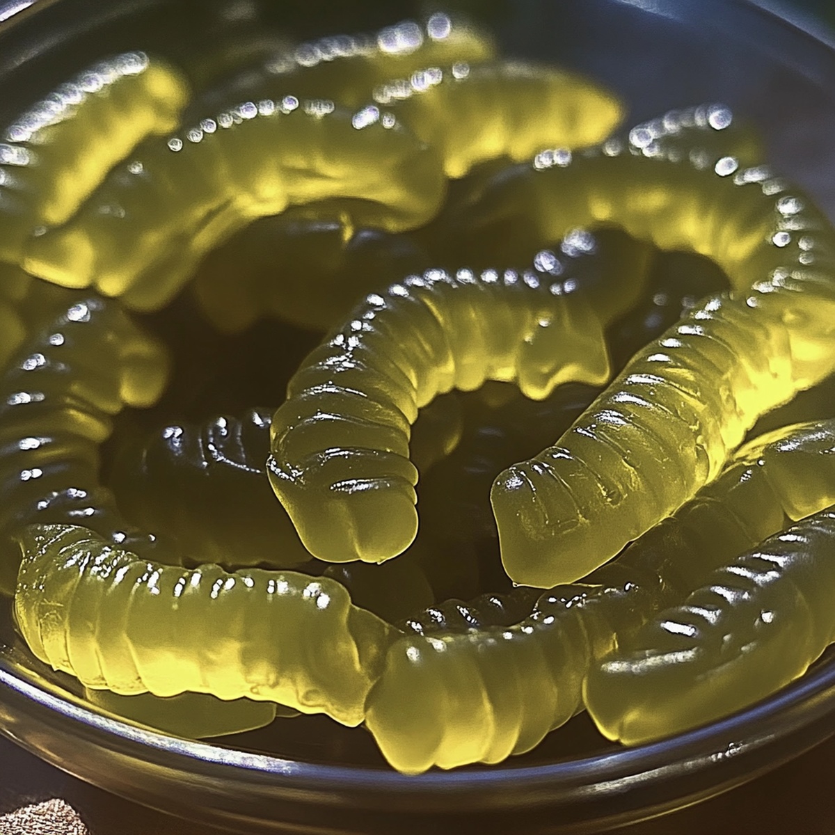 Tangy Dill Pickle Gummy Worms Recipe
