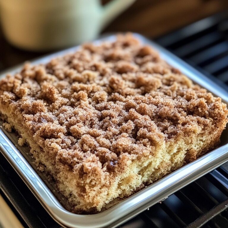 Cinnamon Coffee Cake With Streusel Crumb Topping Recipe