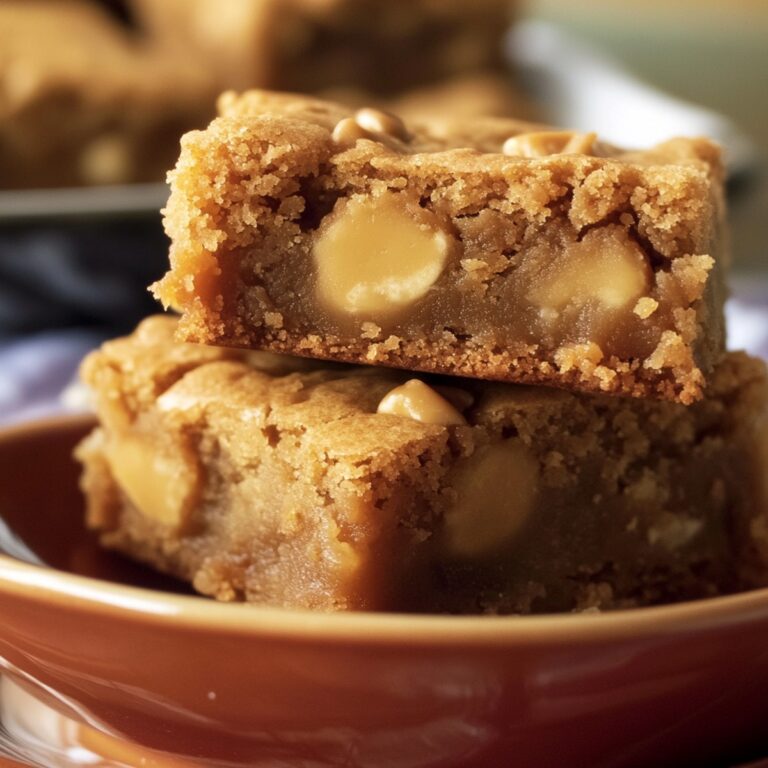 Gooey Butterscotch Blondies Recipe