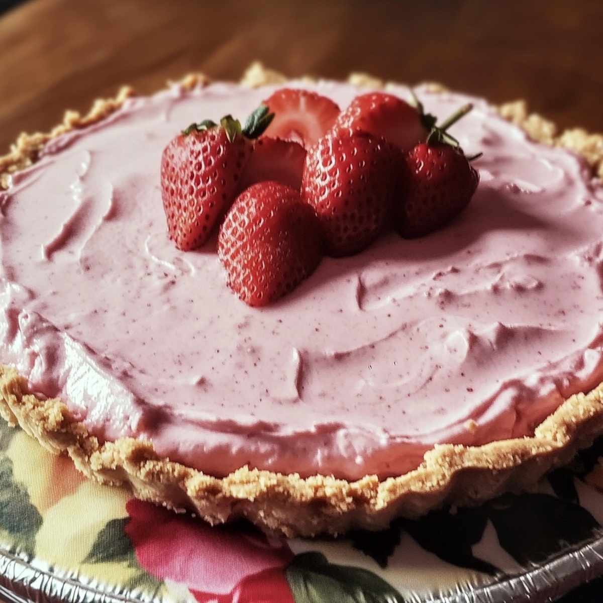 Dreamy Strawberry Icebox Pie Recipe