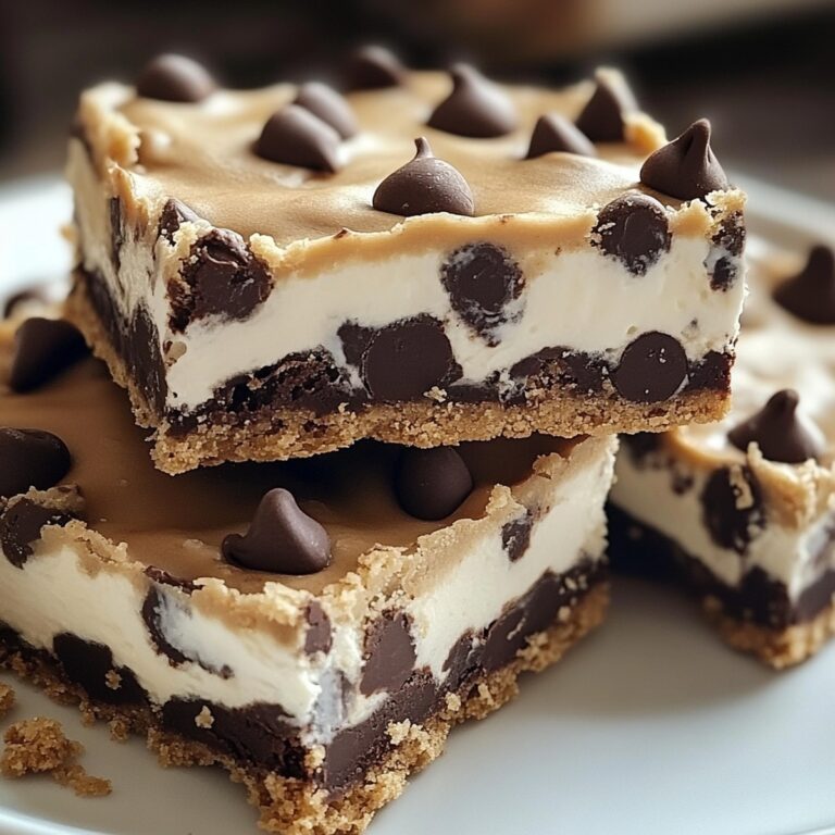 Chocolate Chip Cookie Dough Bars Recipe