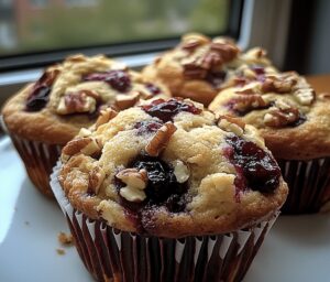 Cranberry, Orange & Pecan Muffins Recipe
