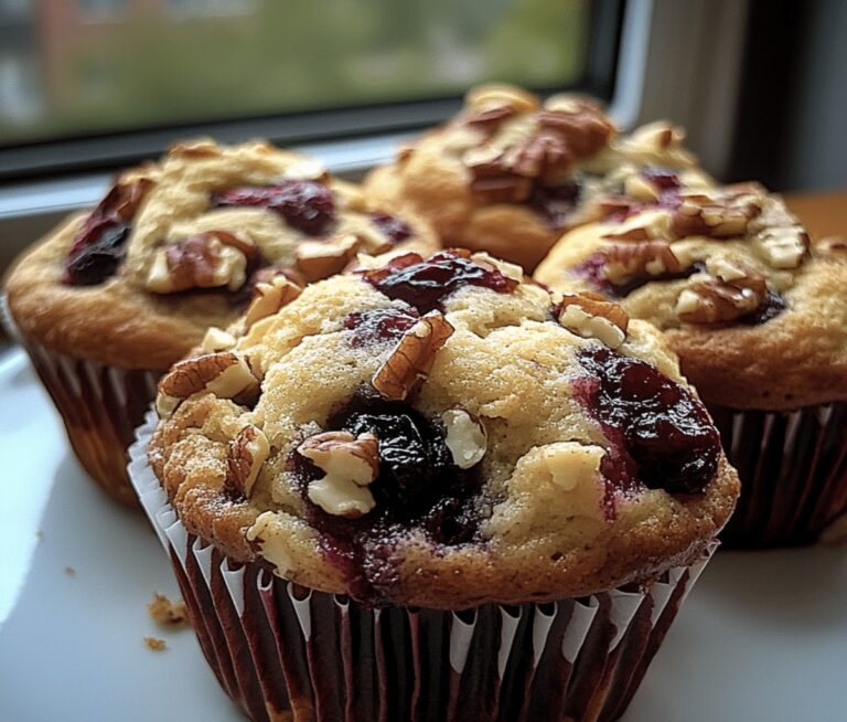 Cranberry, Orange & Pecan Muffins Recipe