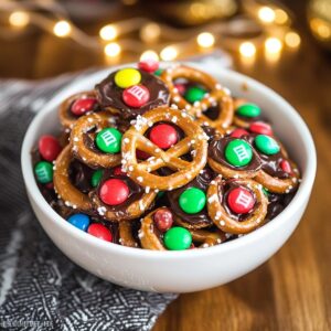 Rolo Pretzels With M&M Candies Recipe