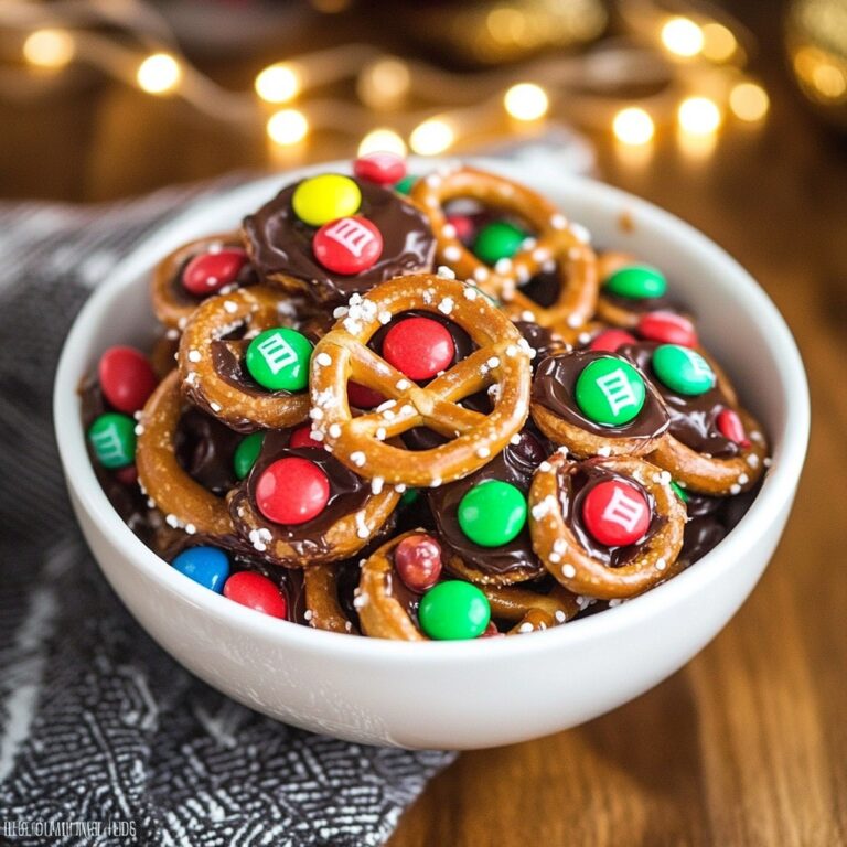 Rolo Pretzels With M&M Candies Recipe