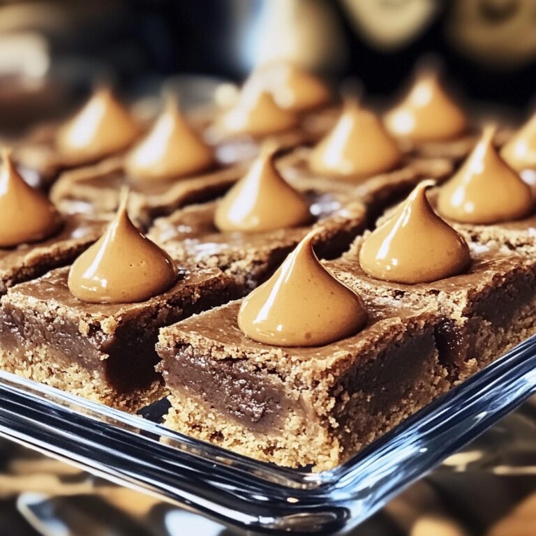 Dreamy Peanut Butter Blossom Bars Recipe