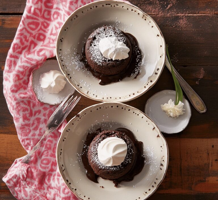 Molten Chocolate Lava Cakes Recipe