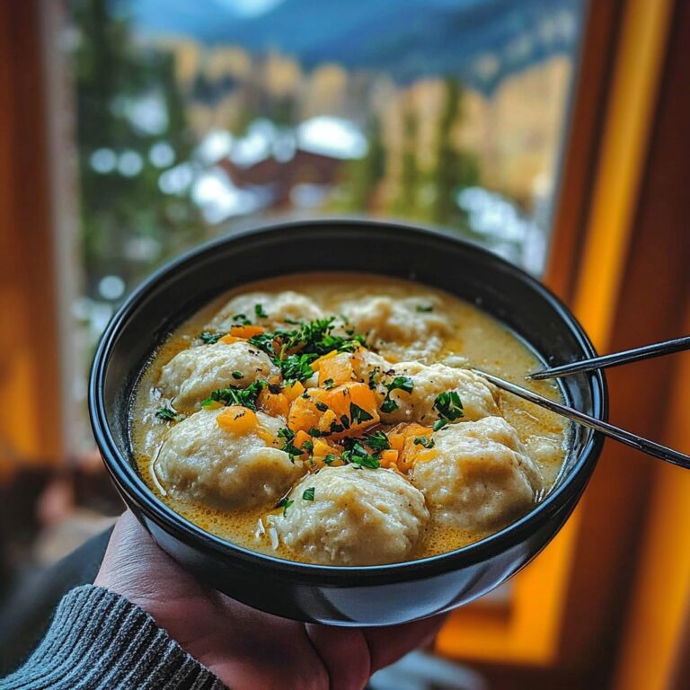 Cozy Chicken & Dumplings Soup Recipe