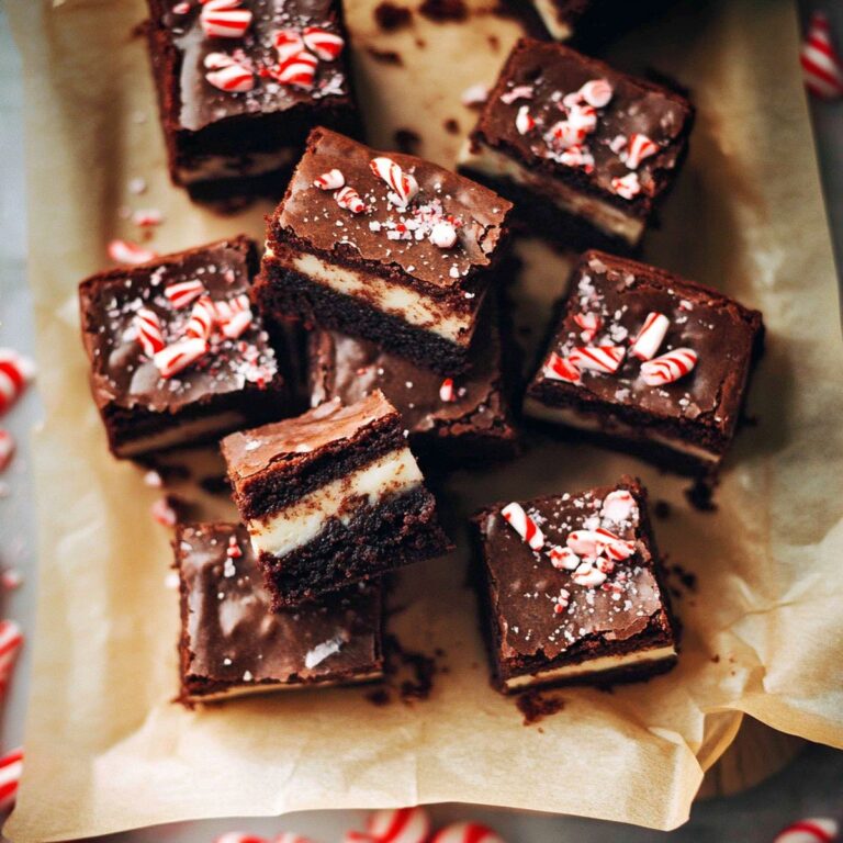 Fudgy Peppermint Brownies Recipe