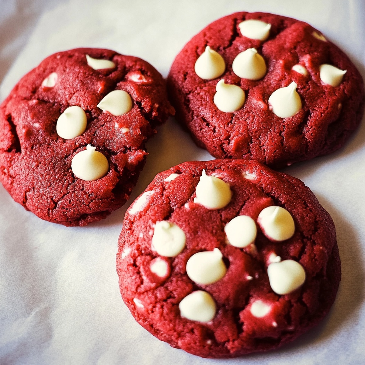 Velvety Red Velvet Cookies Recipe