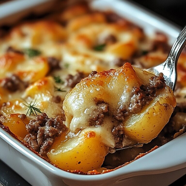 Easy Hamburger Potato Casserole Recipe