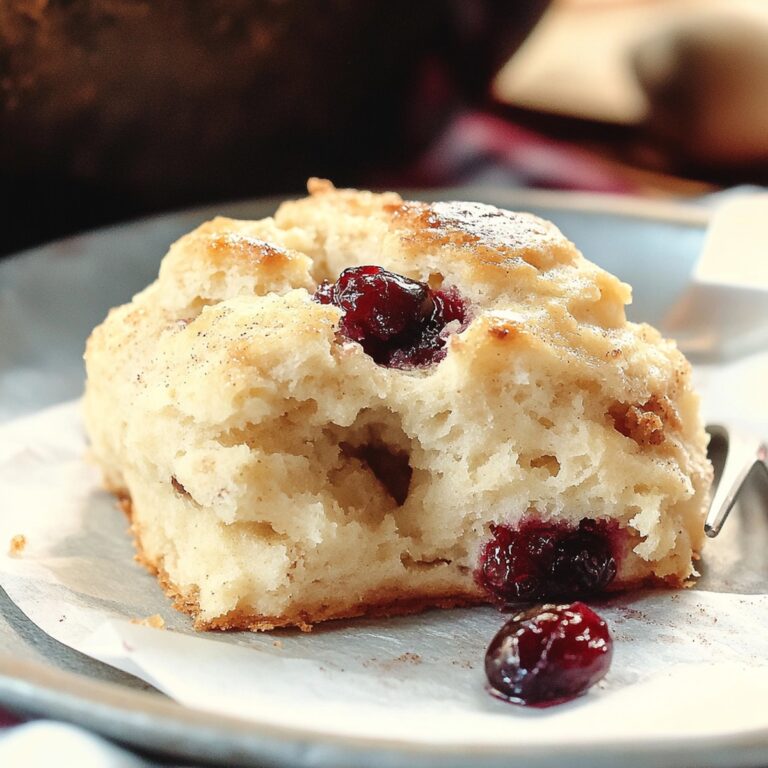 Cranberry-Cinnamon Skillet Biscuits Recipe