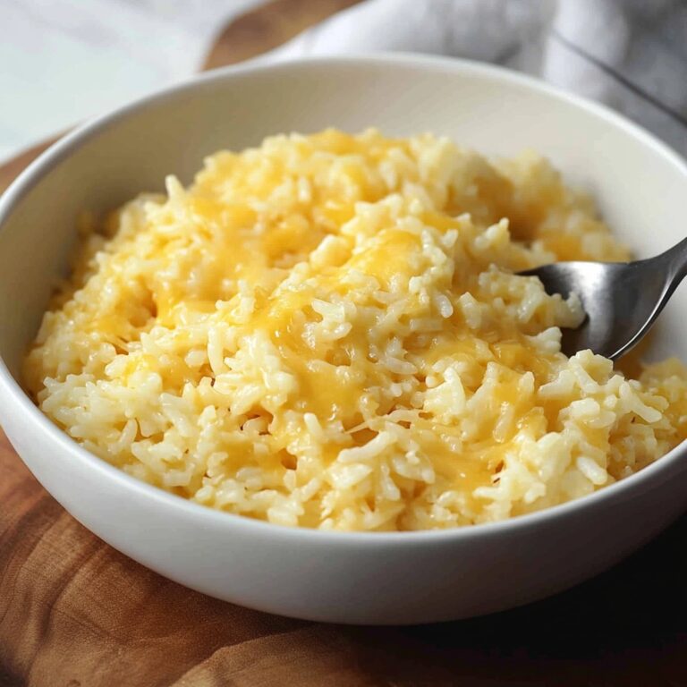 Creamy Cheesy Rice Recipe