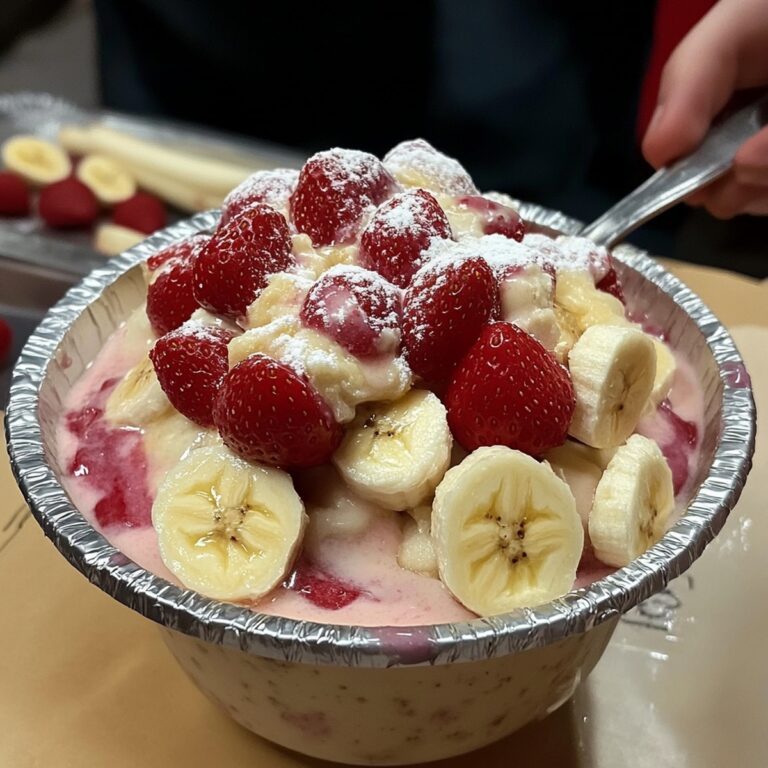Dreamy Strawberry Banana Pudding Recipe