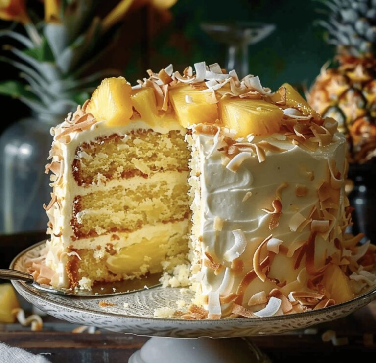Tropical Pineapple Coconut Dream Cake Recipe
