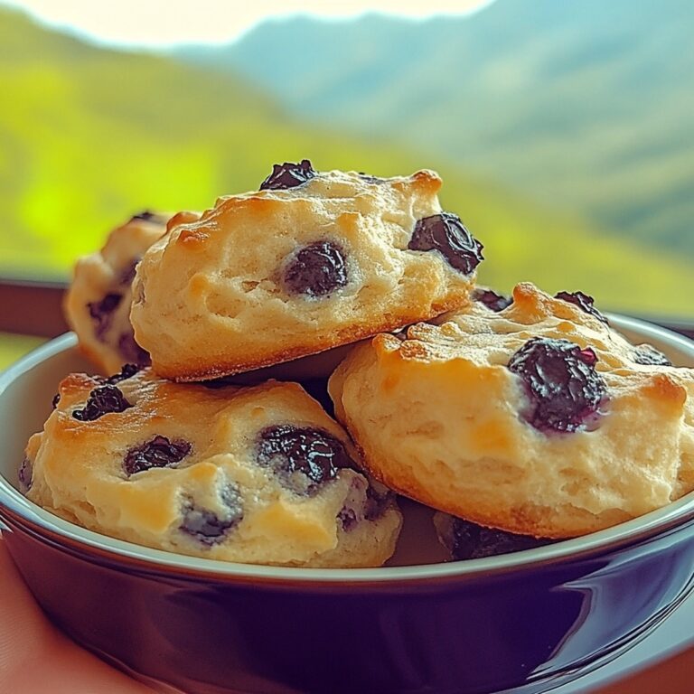Fluffy Blueberry Biscuits Recipe